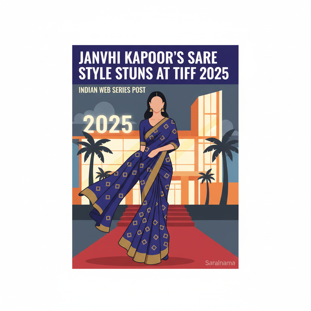 Janhvi Kapoor's Saree Style Stuns at TIFF 2025