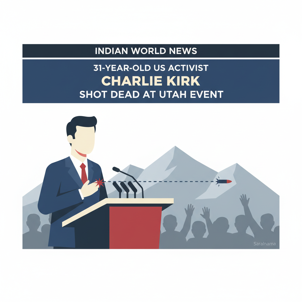 31-Year-Old US Activist Charlie Kirk Shot Dead at Utah Event