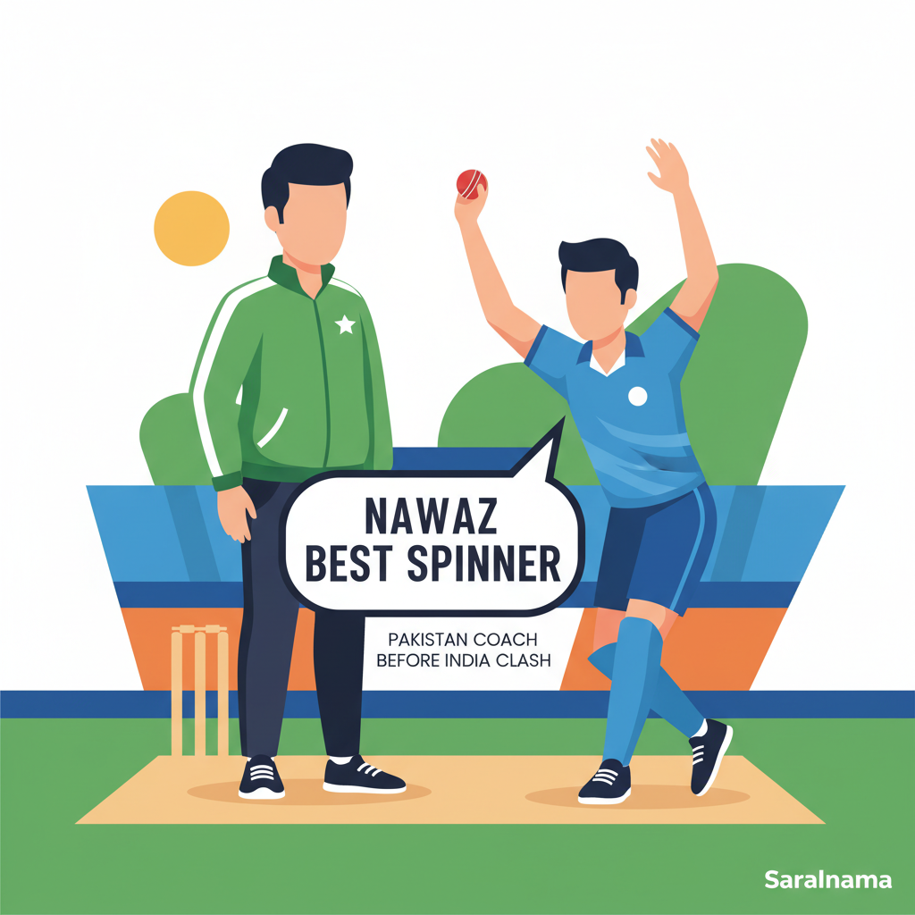 Pakistan Coach Names Nawaz Best Spinner Before India Clash