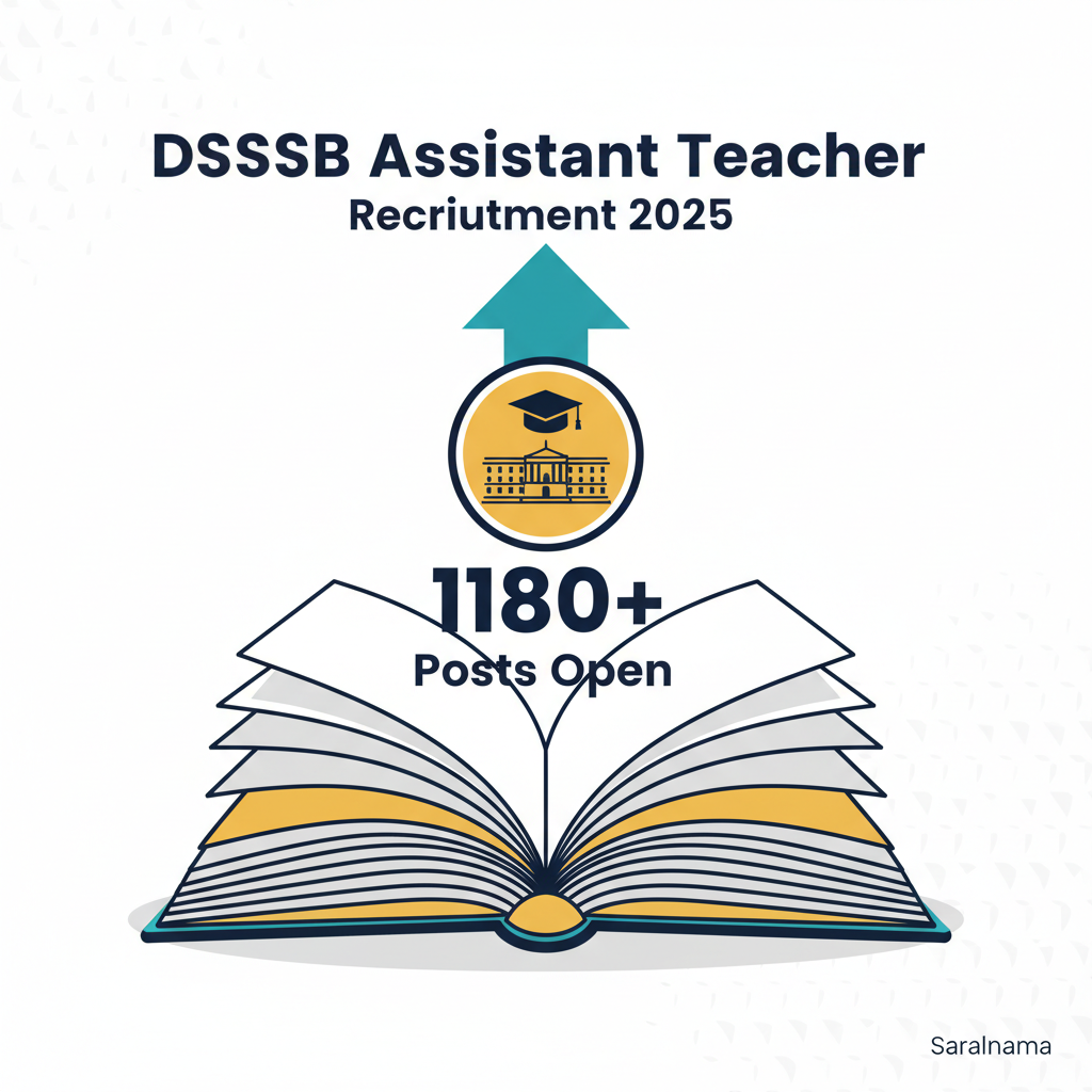 DSSSB Assistant Teacher Recruitment 2025: 1180 Posts Open