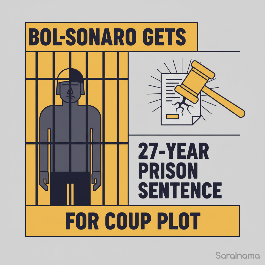 Bolsonaro Gets 27-Year Prison Sentence for Coup Plot