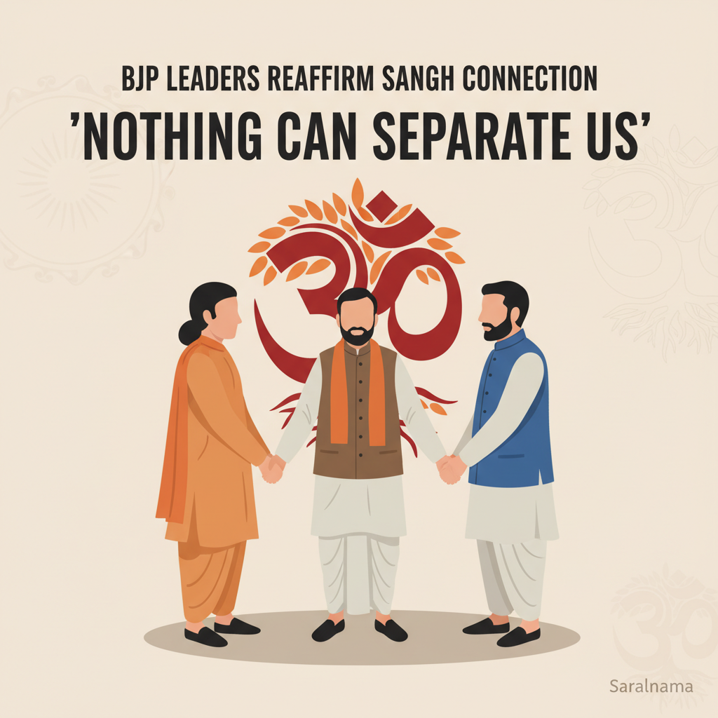 BJP Leaders Reaffirm Sangh Connection: 'Nothing Can Separate Us'