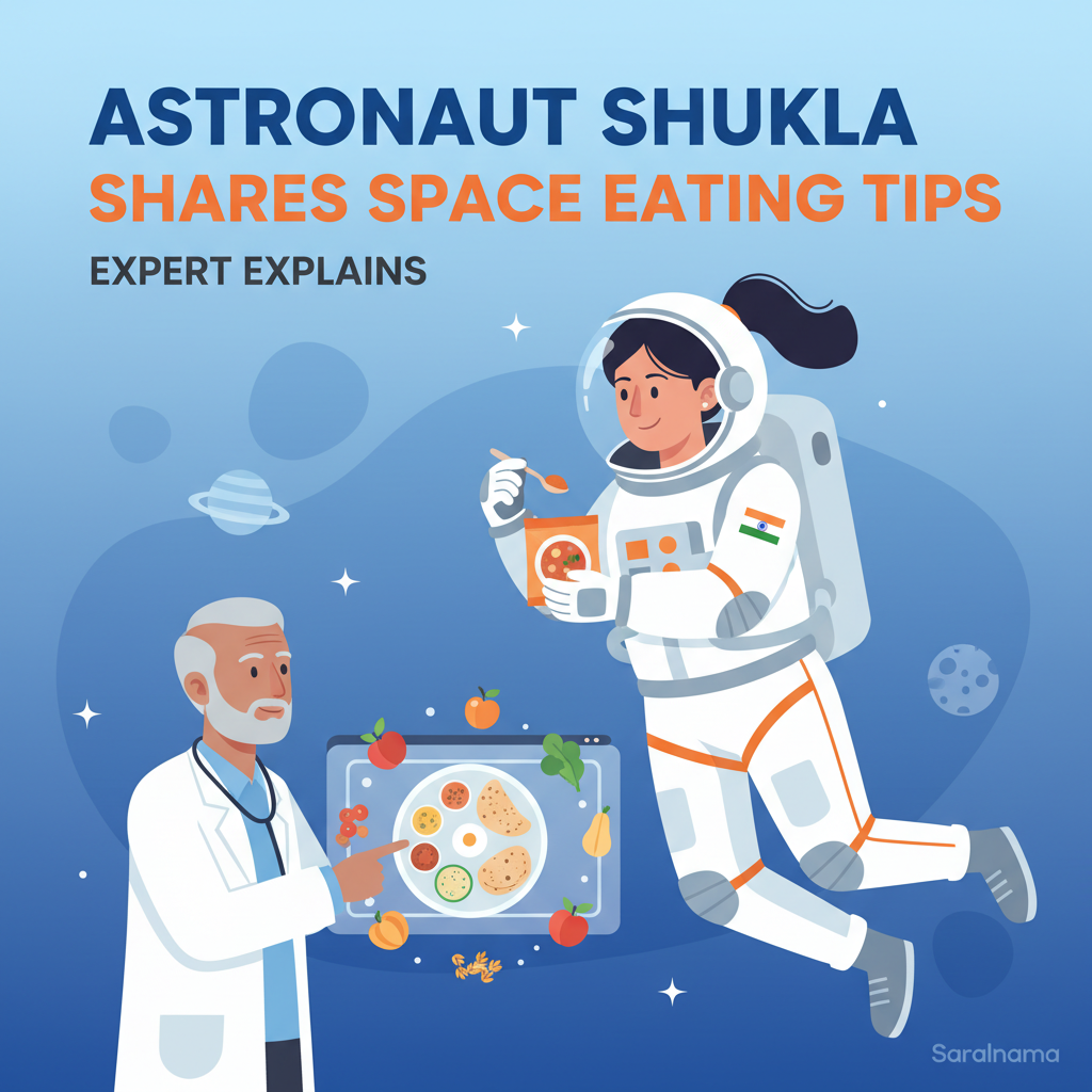 Astronaut Shukla Shares Space Eating Tips, Expert Explains