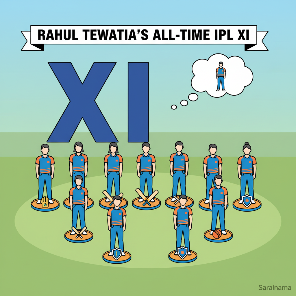 Rahul Tewatia Picks His All-Time IPL XI