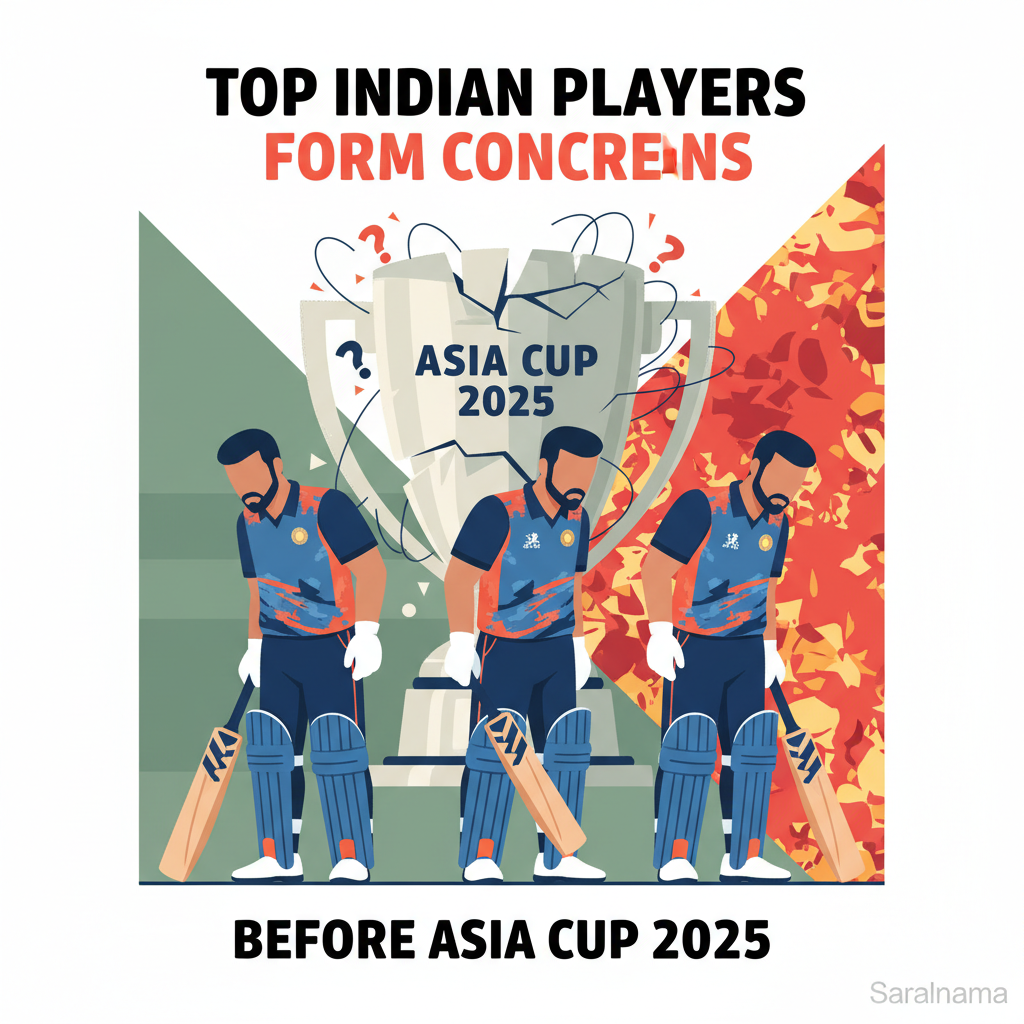Top Indian Players Face Form Concerns Before Asia Cup 2025