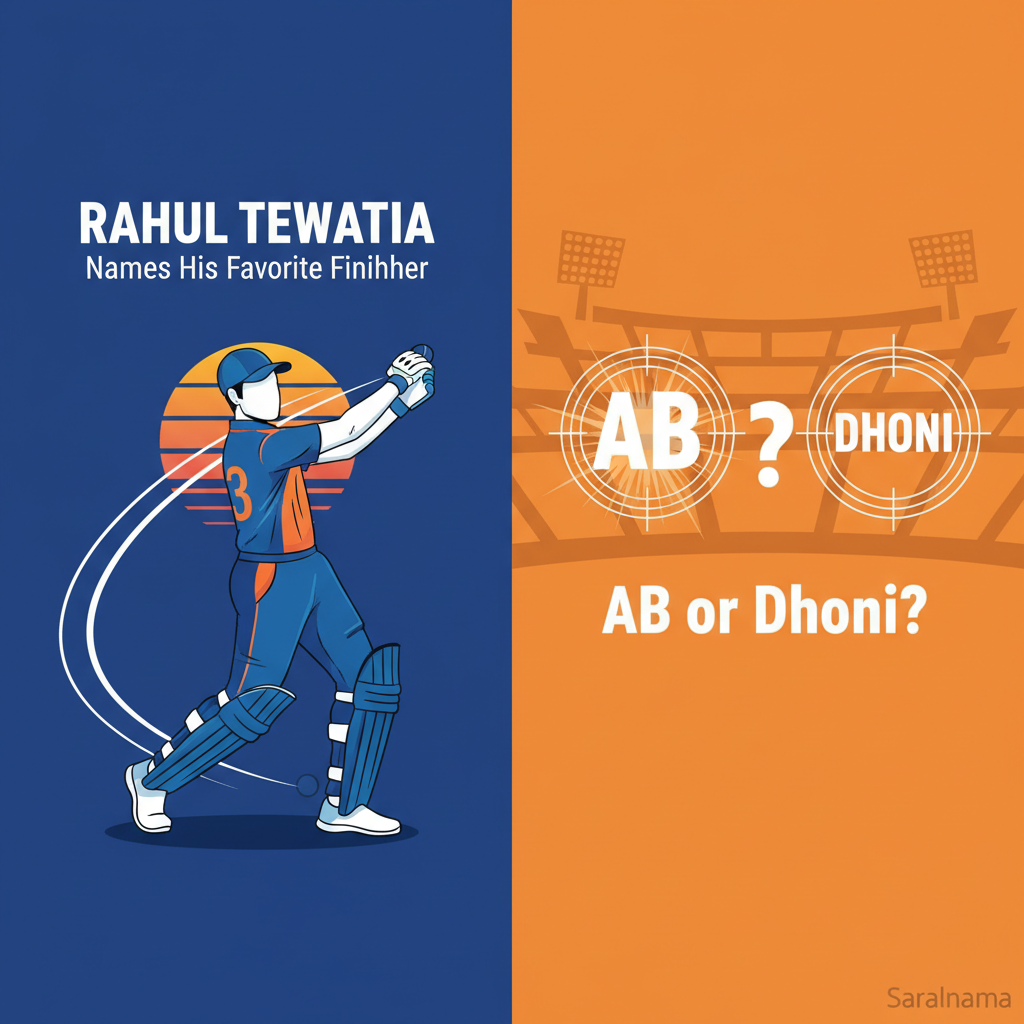 Rahul Tewatia Names His Favorite Finisher: AB or Dhoni?
