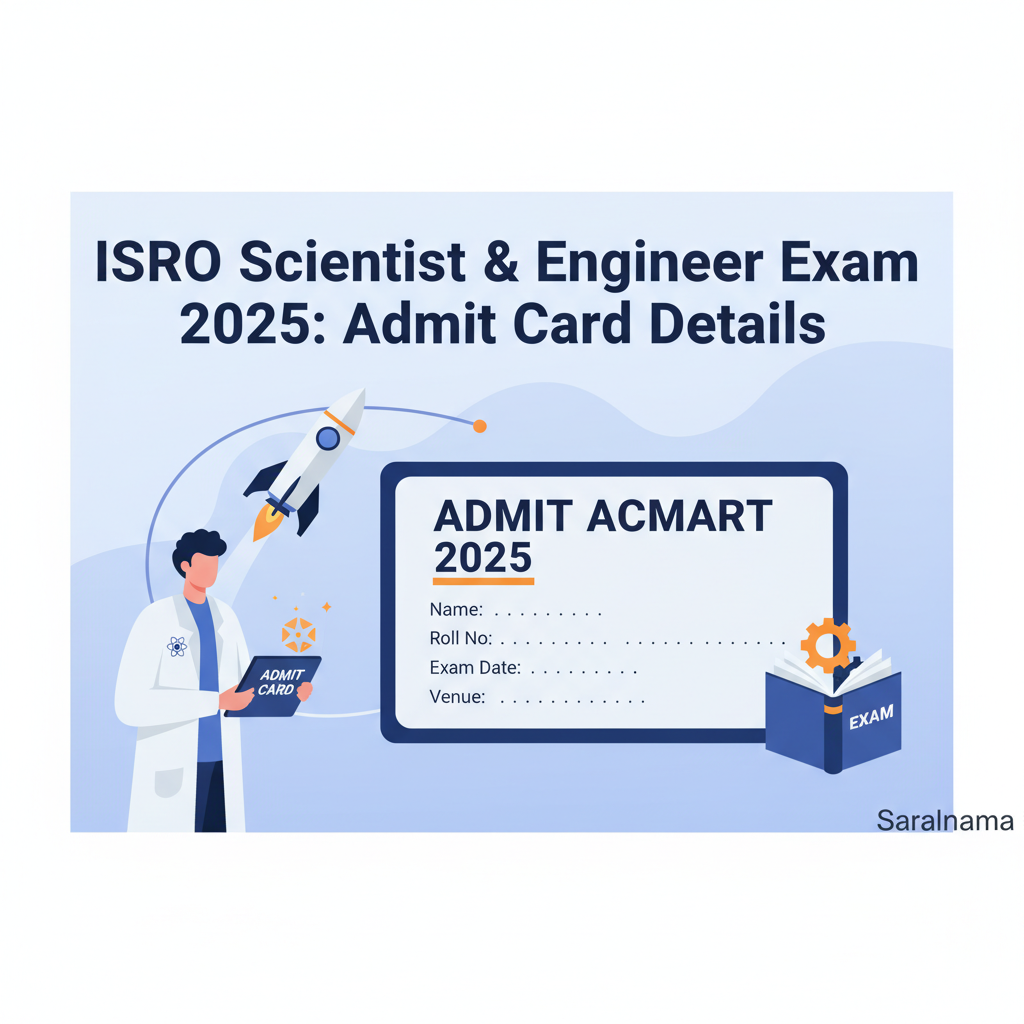 ISRO Scientist & Engineer Exam 2025: Admit Card Details
