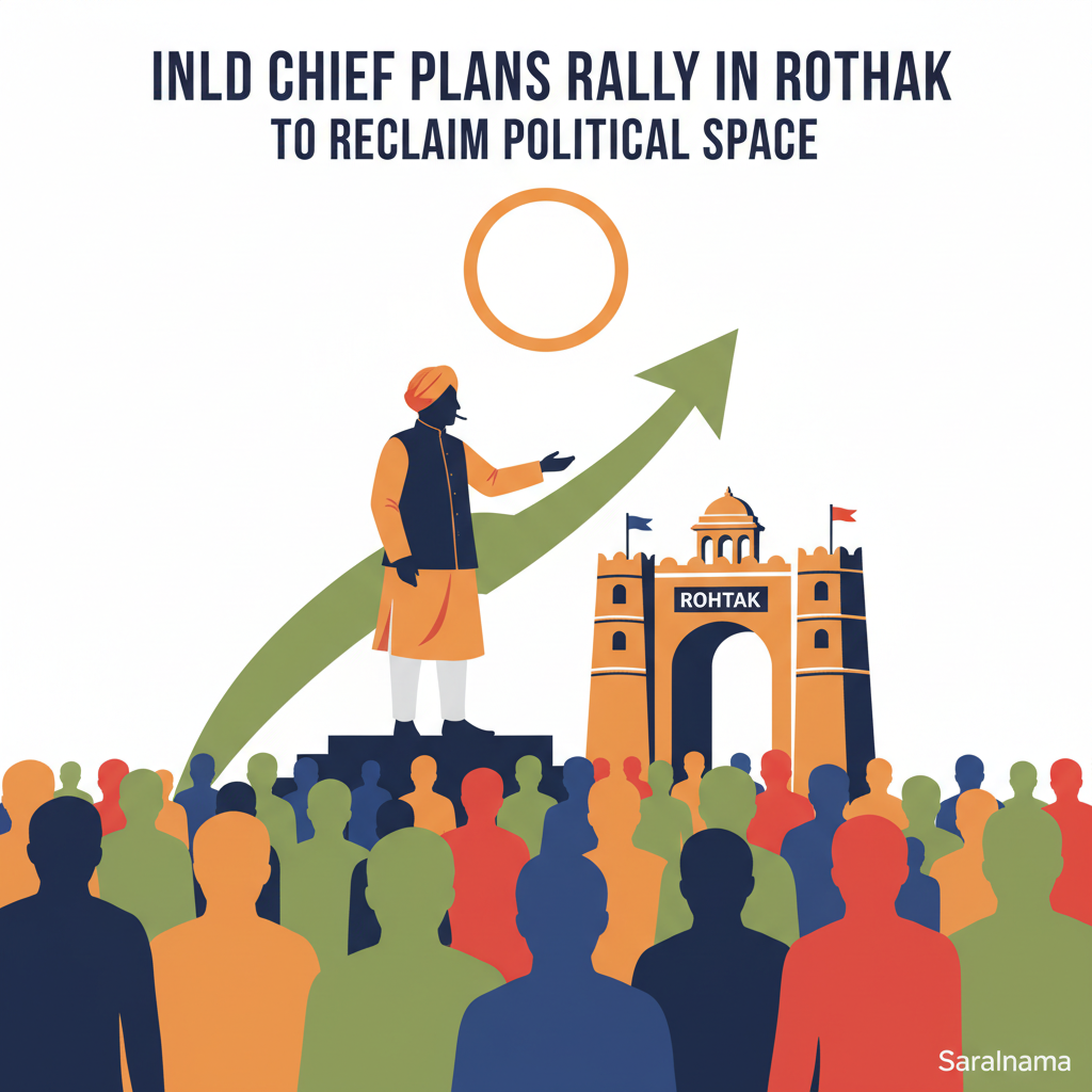 INLD Chief Plans Rally in Rohtak to Reclaim Political Space