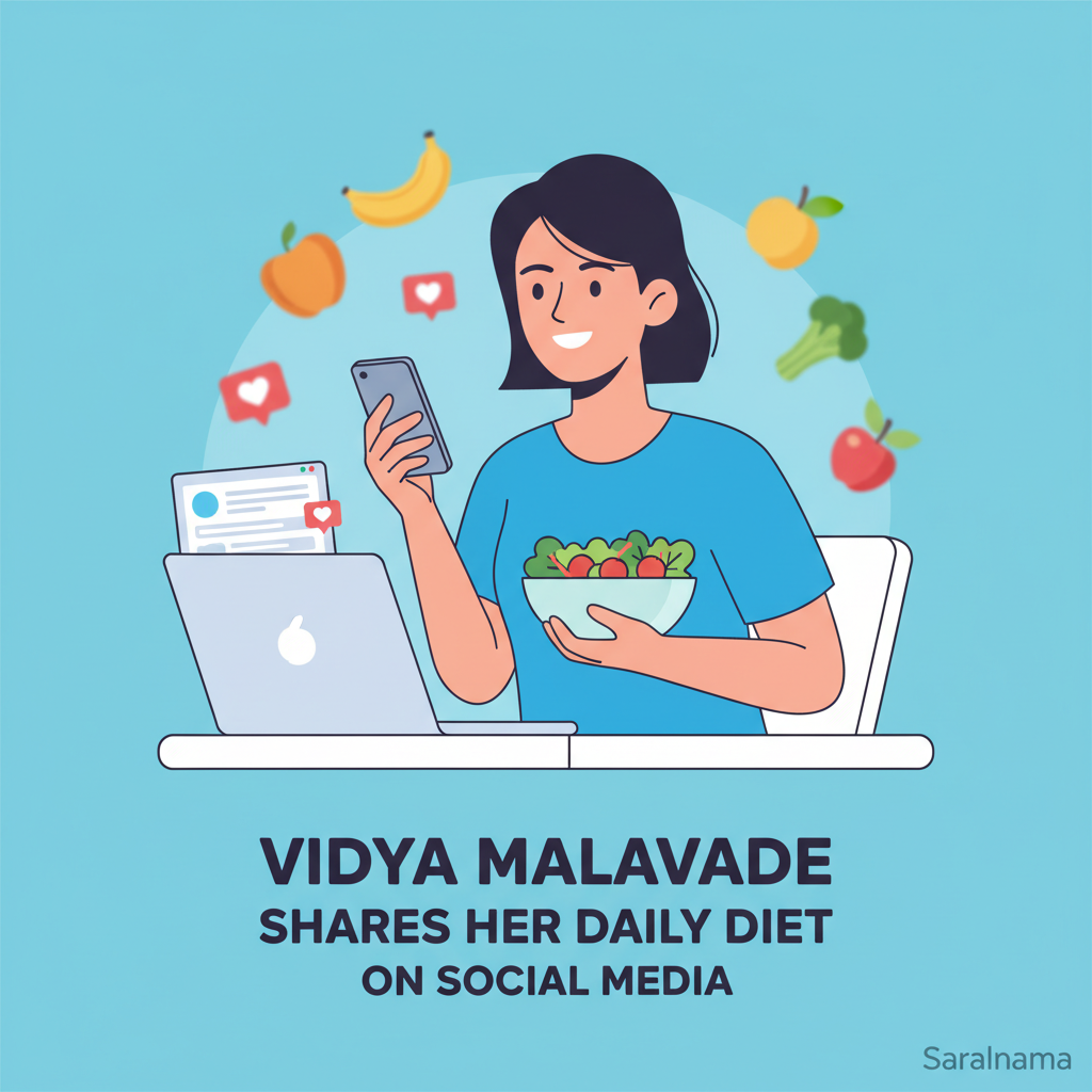 Vidya Malavade Shares Her Daily Diet on Social Media