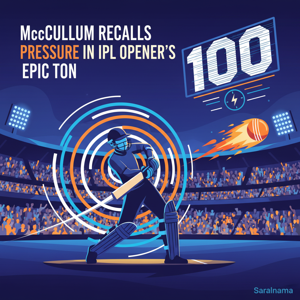 McCullum Recalls Pressure in IPL Opener's Epic Ton