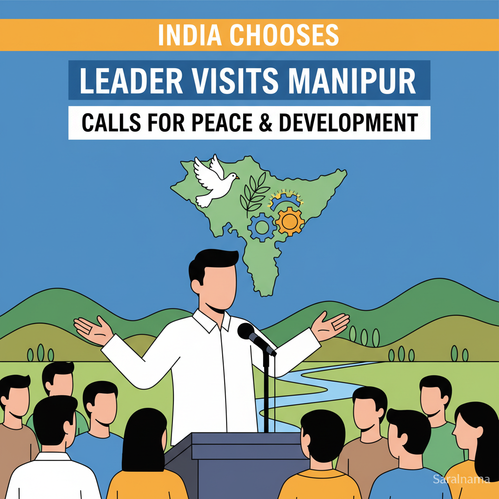 PM Modi Visits Manipur, Calls for Peace and Development