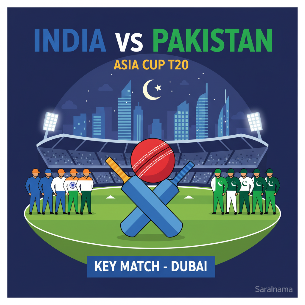 India vs Pakistan: Key Asia Cup T20 Match in Dubai
