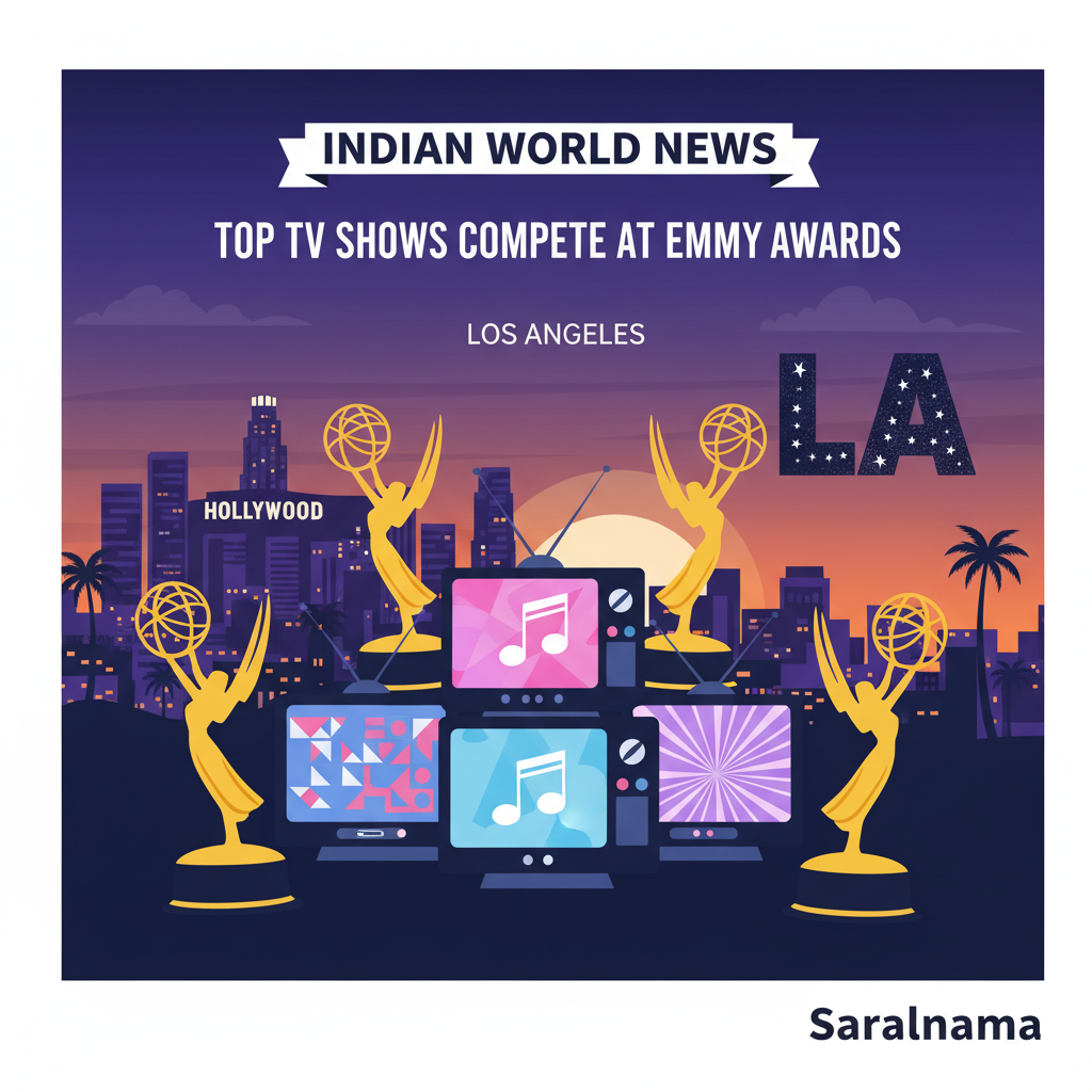 Top TV Shows Compete at Emmy Awards in Los Angeles
