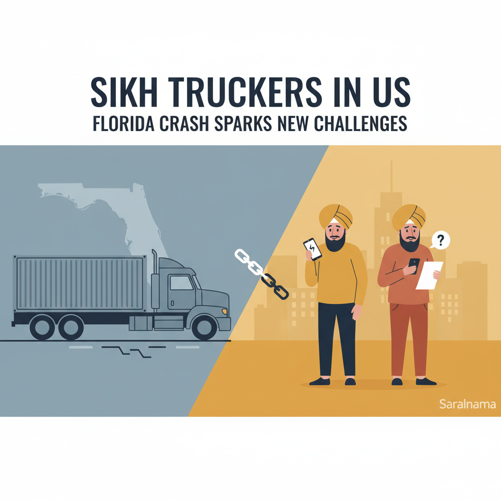 Sikh Truck Drivers in US Face Challenges After Florida Crash