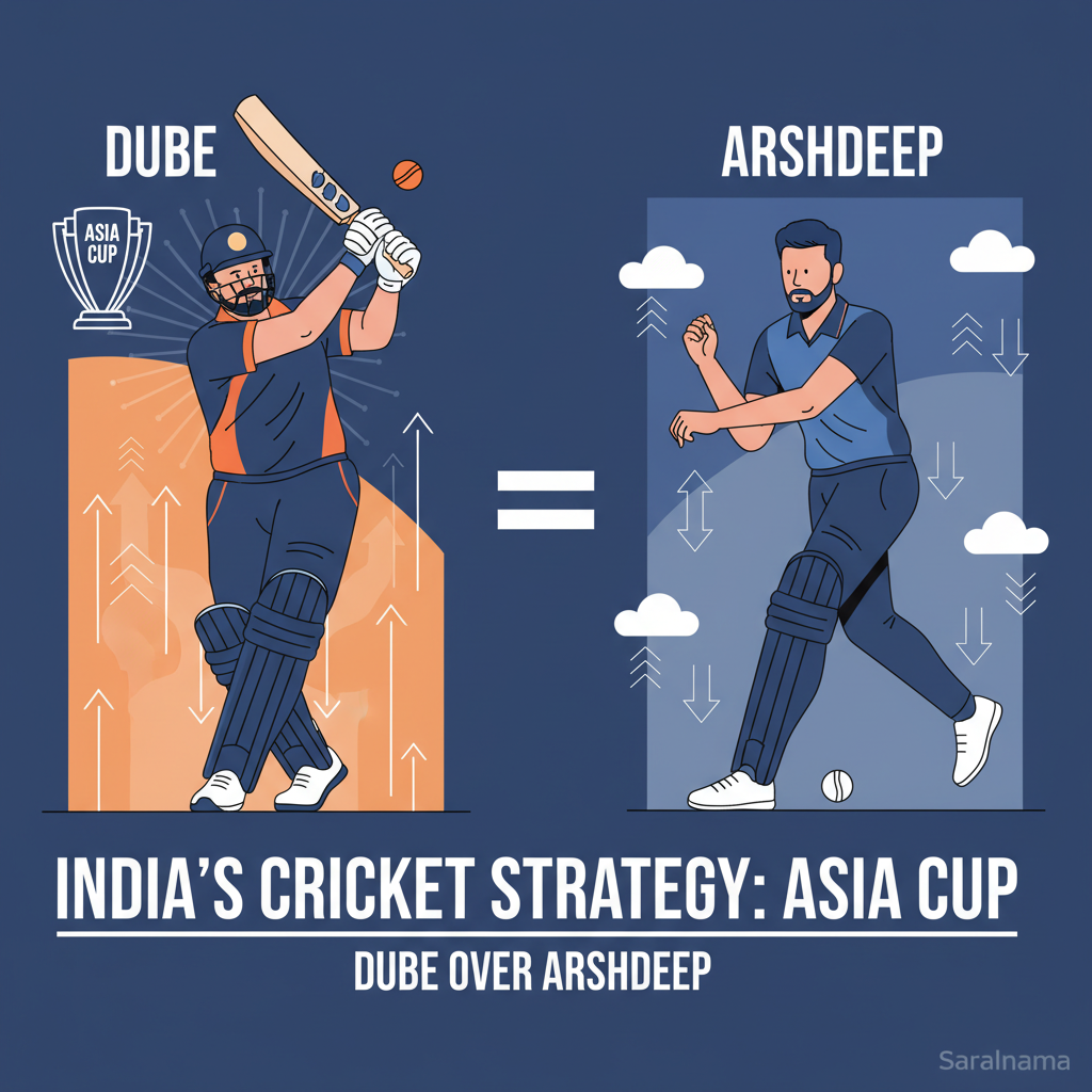 India's Cricket Strategy: Dube Over Arshdeep for Asia Cup