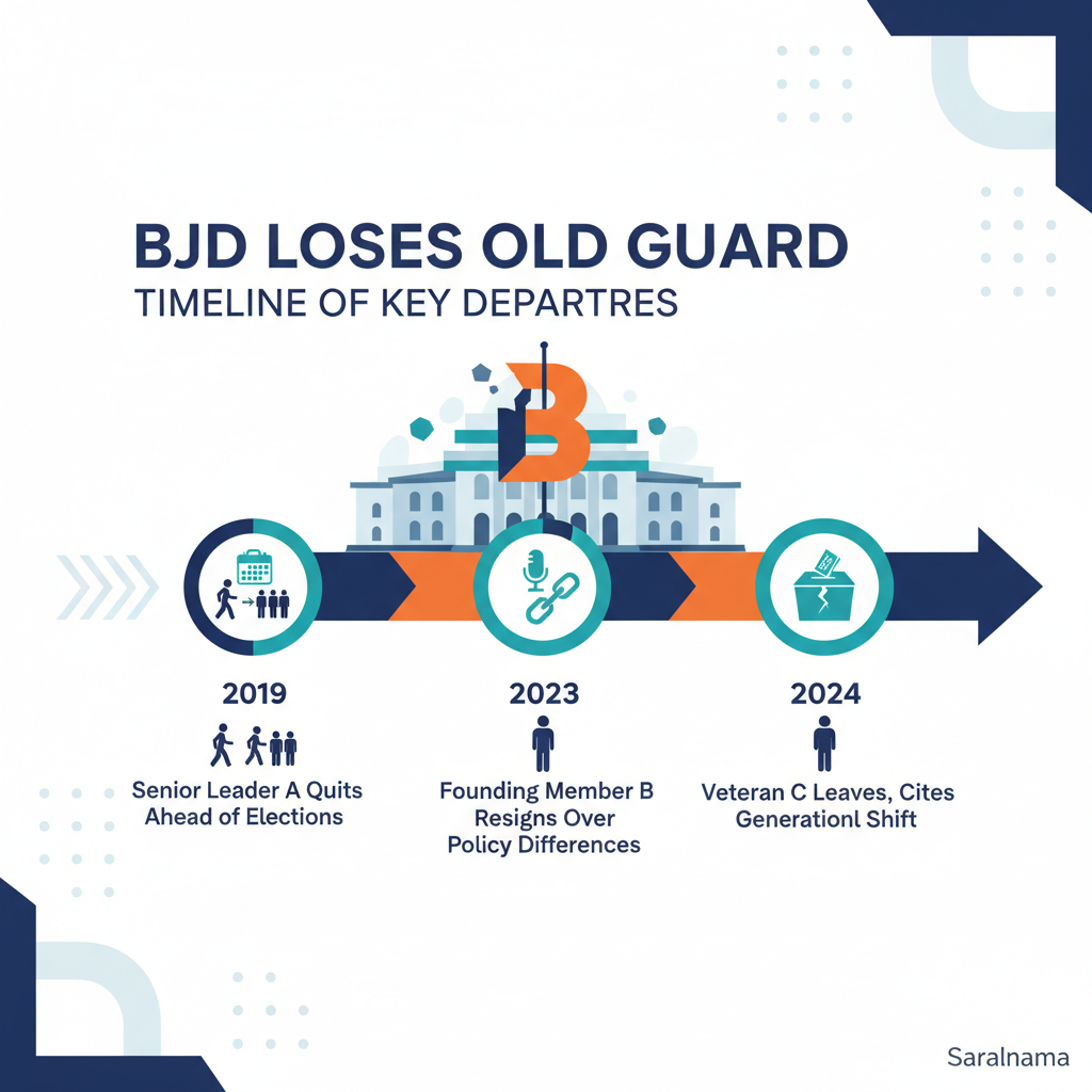 BJD Loses Old Guard: Timeline of Key Departures