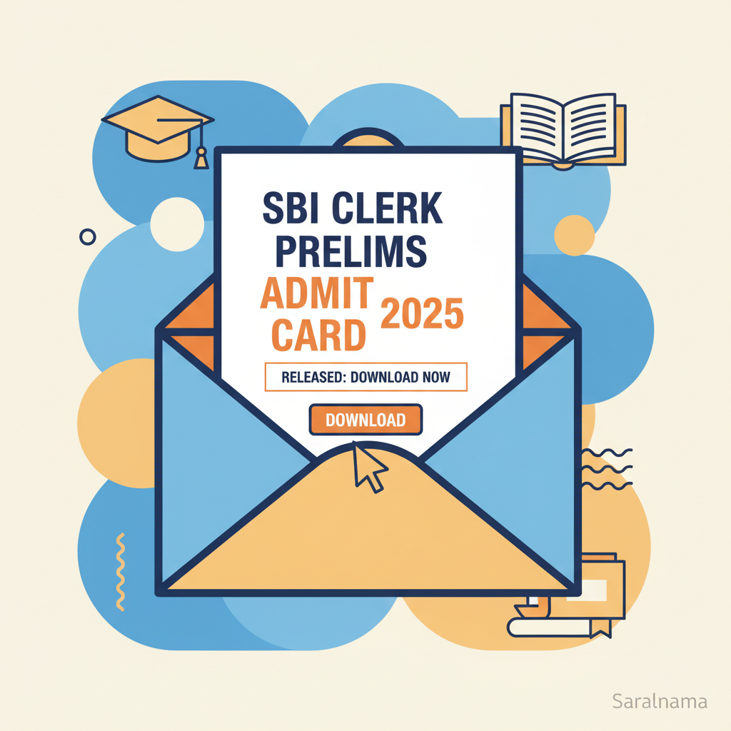 SBI Clerk Prelims Admit Card 2025 Released: Download Now