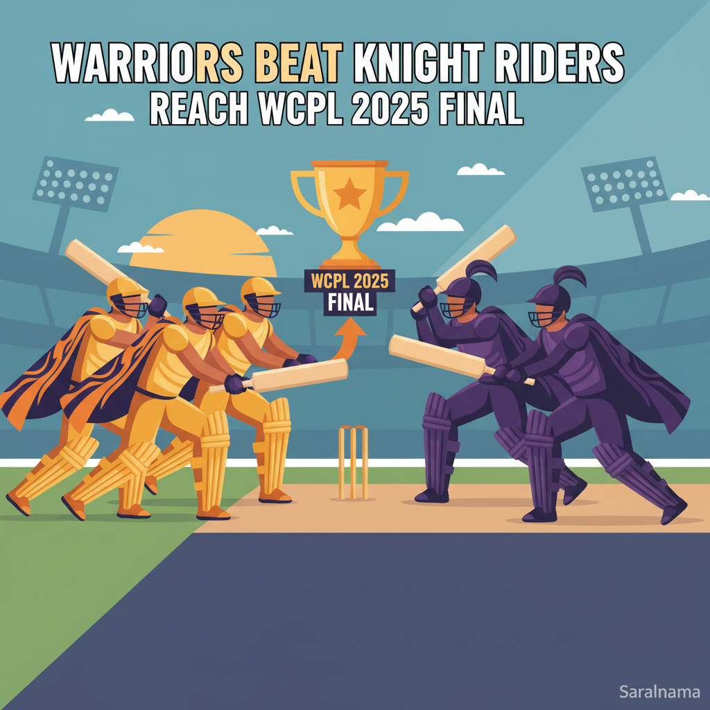 Warriors Beat Knight Riders, Reach WCPL 2025 Final
