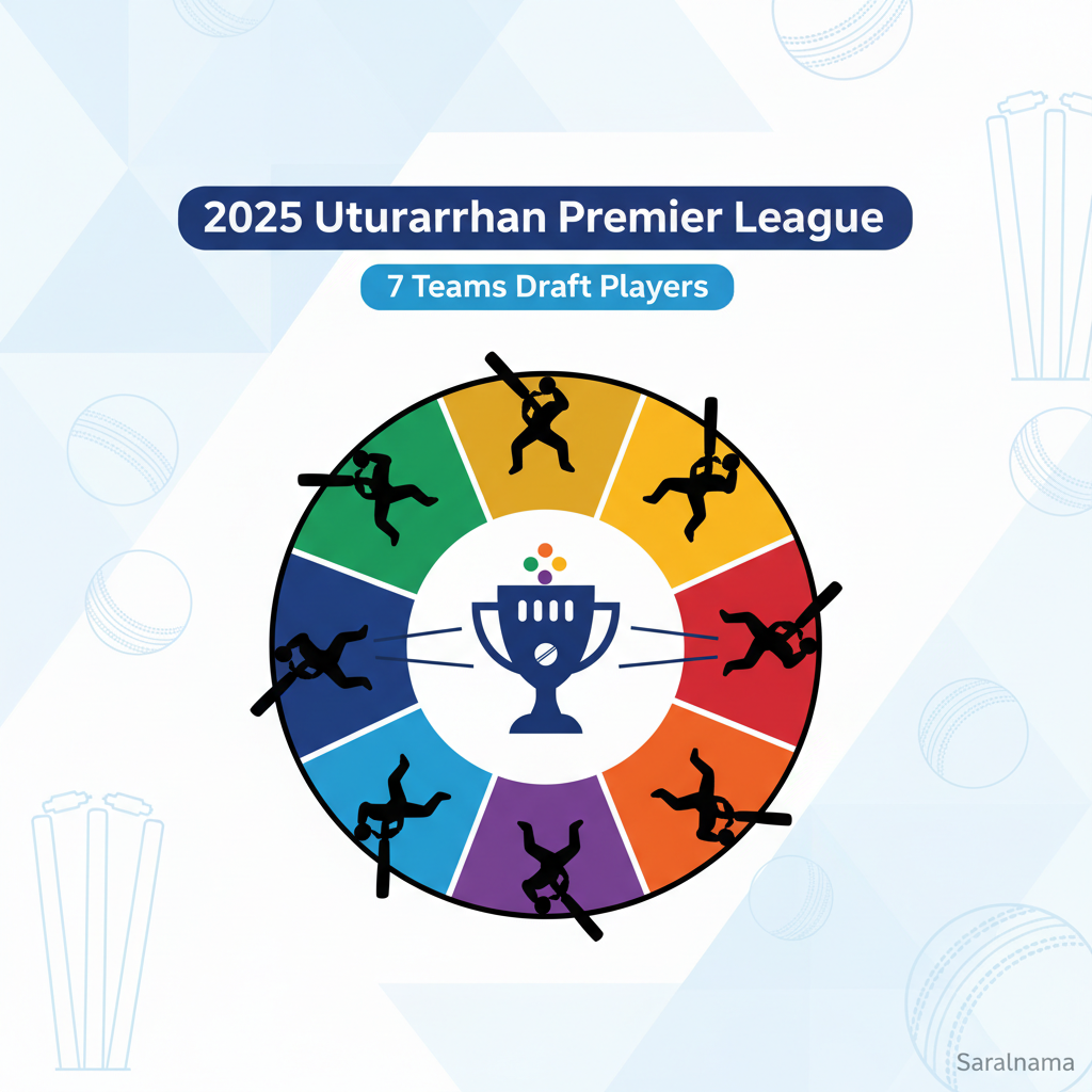 7 Teams Draft Players for 2025 Uttarakhand Premier League