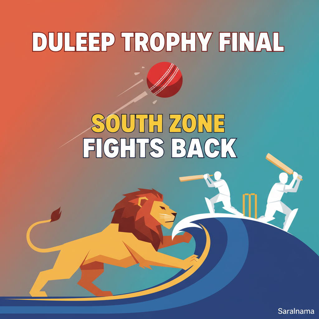 South Zone Fights Back in Duleep Trophy Final