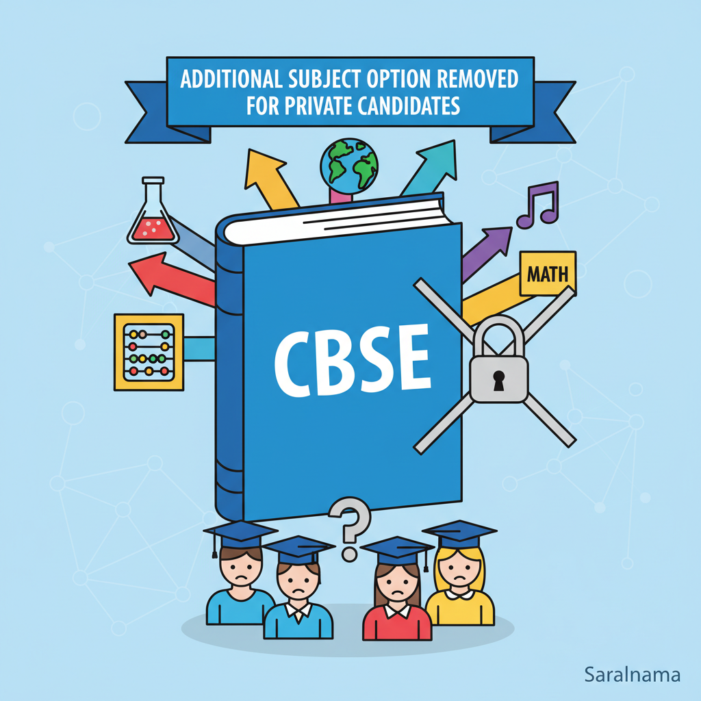 CBSE Drops Additional Subject Option for Private Candidates