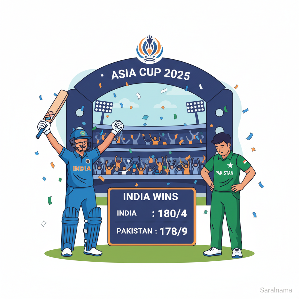 India Beats Pakistan in Asia Cup 2025 Cricket Match