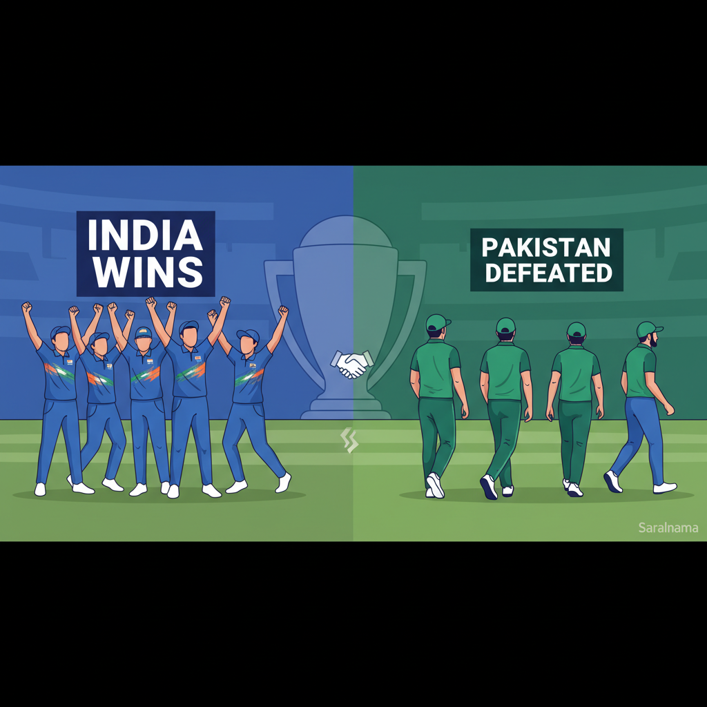 India Beats Pakistan in Asia Cup, Skips Handshakes