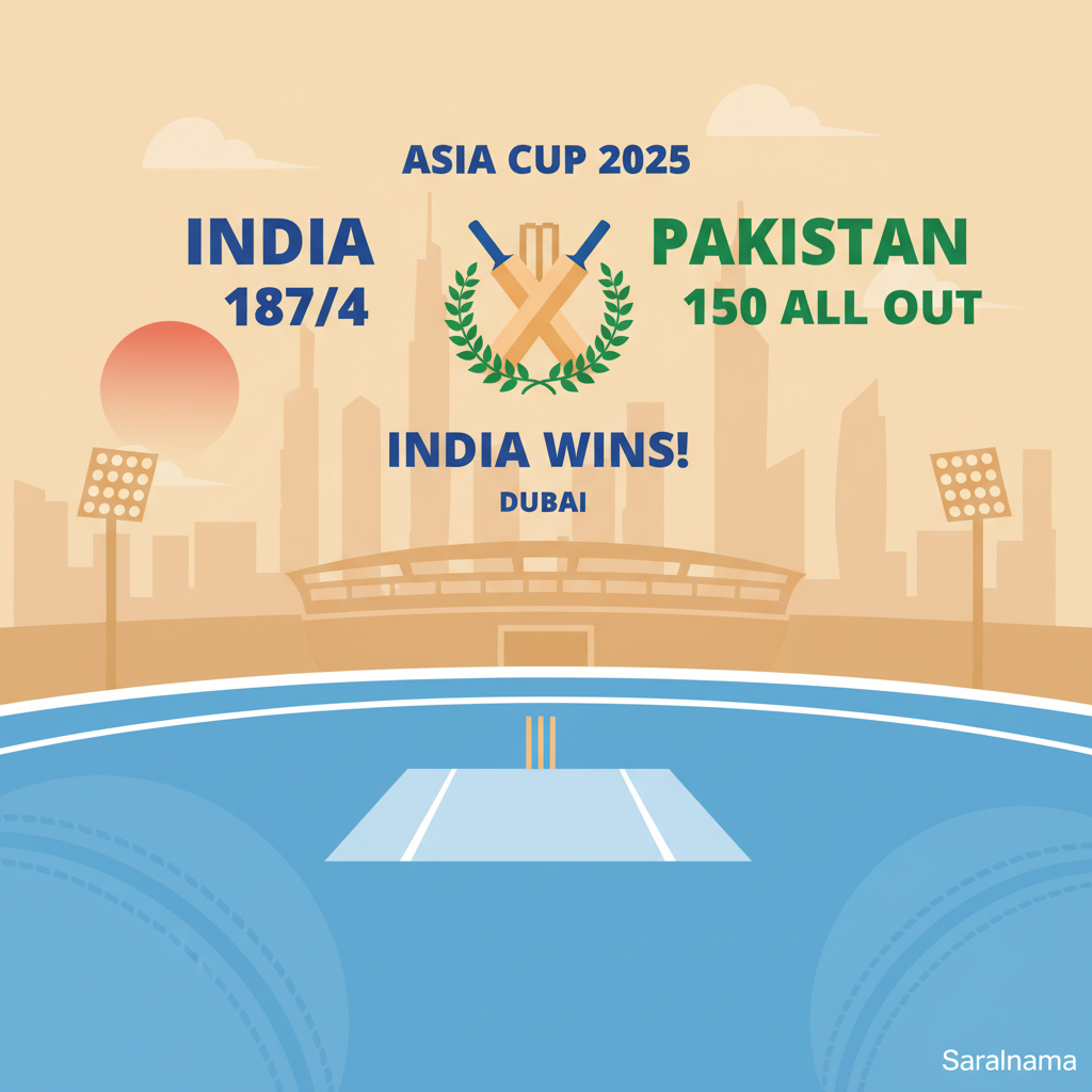 India Beats Pakistan in Asia Cup 2025 Match at Dubai