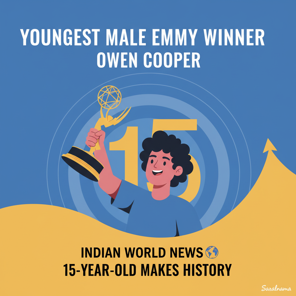 15-Year-Old Owen Cooper Becomes Youngest Male Emmy Winner