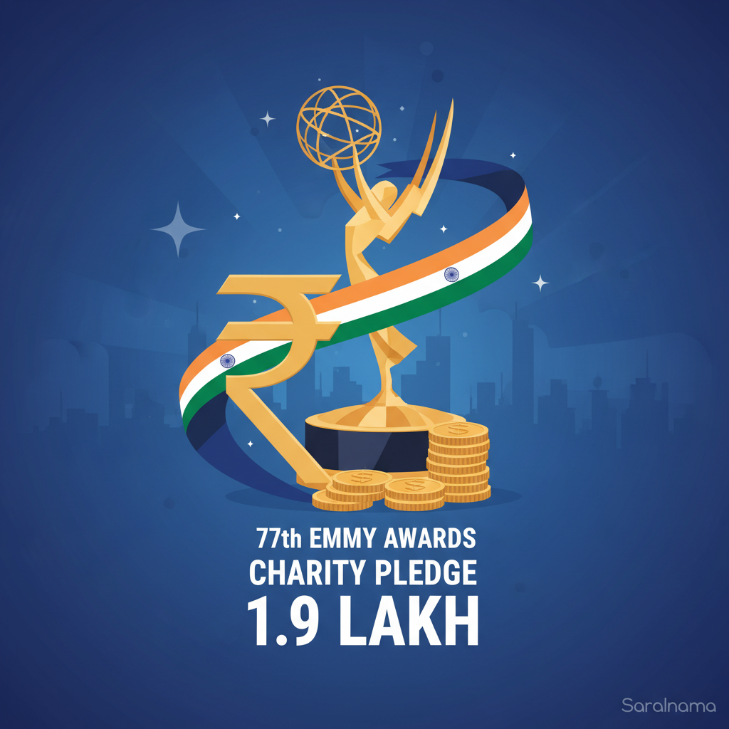 ₹1.9 Lakh Charity Pledge at 77th Emmy Awards