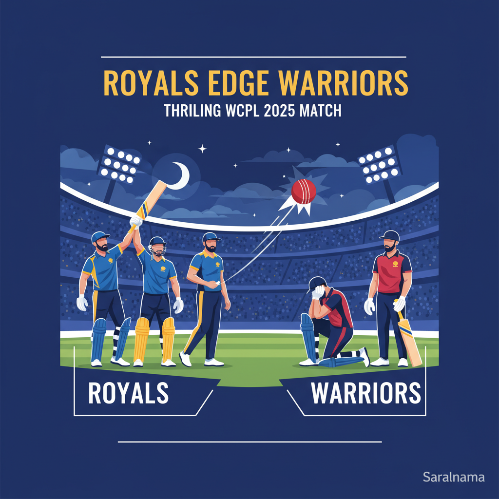 Royals Edge Warriors in Thrilling WCPL 2025 Match