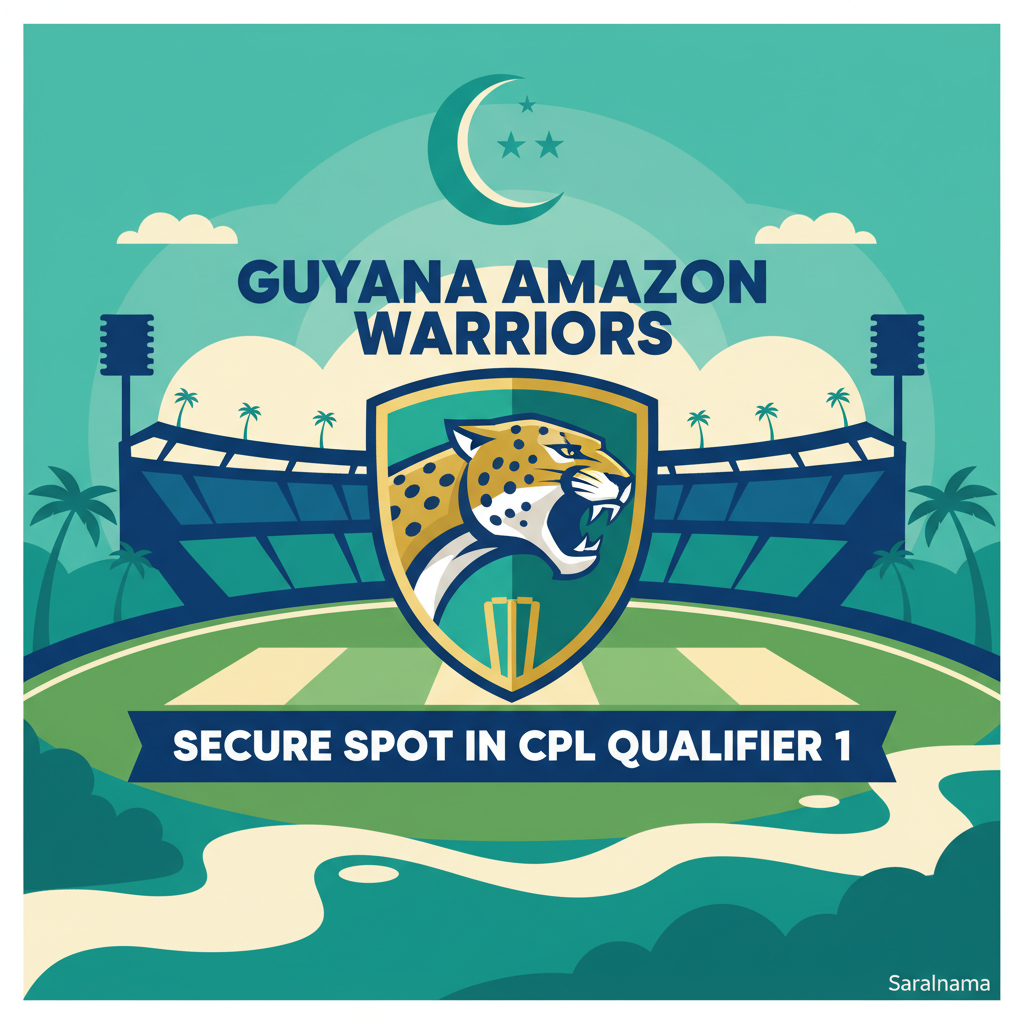 Guyana Amazon Warriors Secure Spot in CPL Qualifier 1
