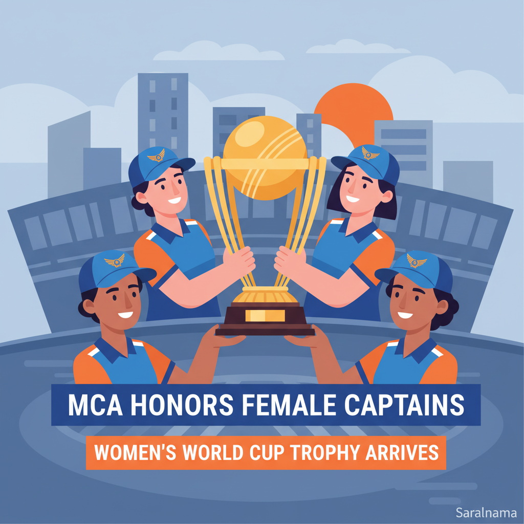 MCA Honors Female Captains as Women's World Cup Trophy Arrives
