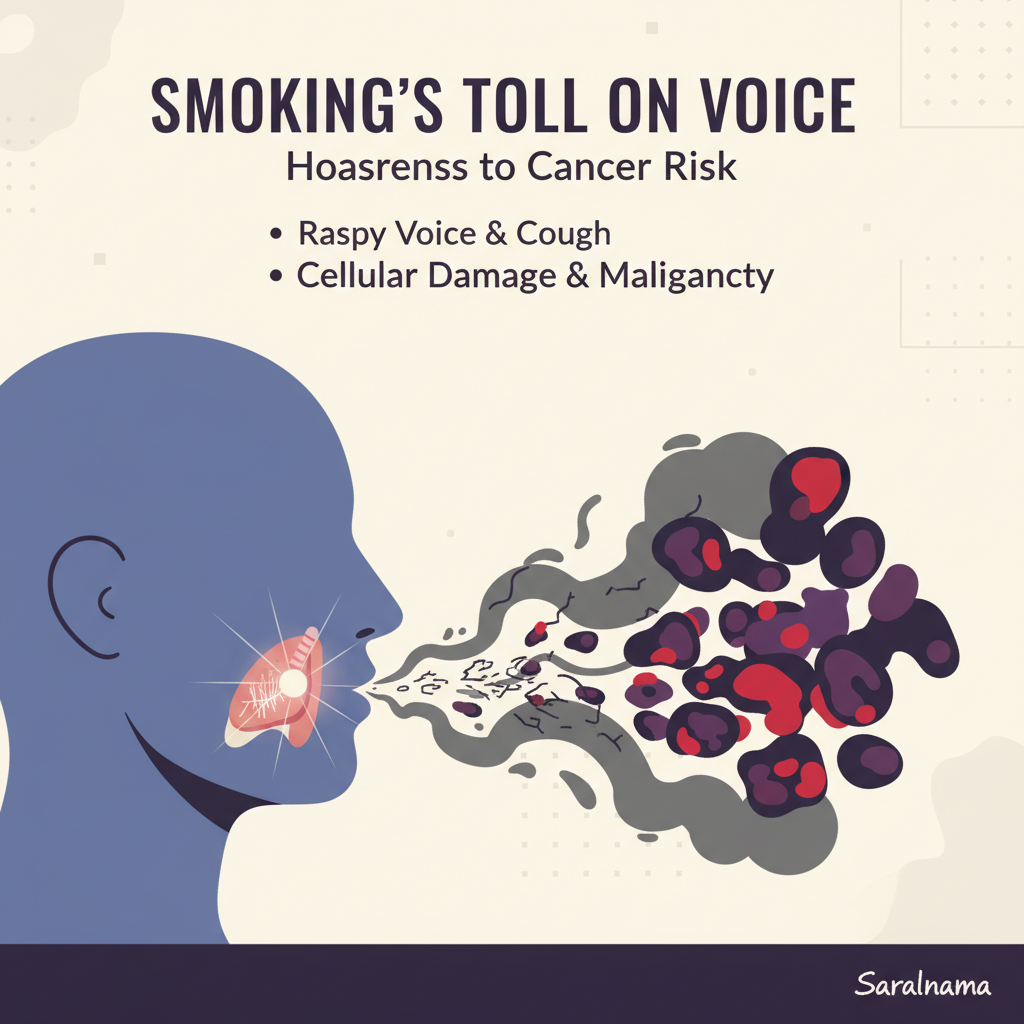 Smoking's Impact on Voice: From Hoarseness to Cancer Risk