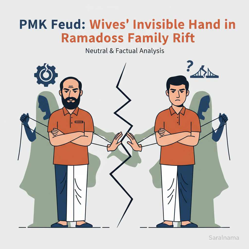PMK Feud: Wives' Invisible Hand in Ramadoss Family Rift