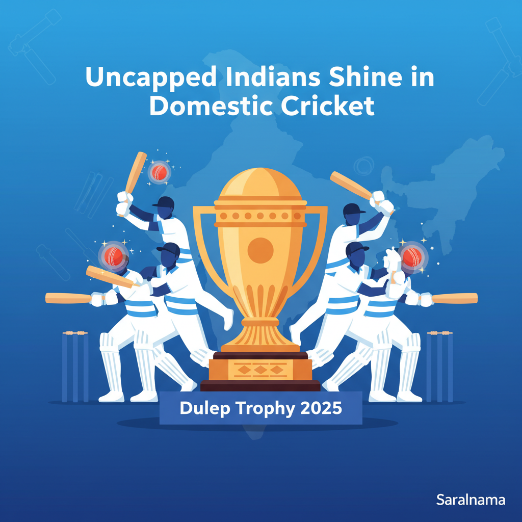 Duleep Trophy 2025: Uncapped Indians Shine in Domestic Cricket