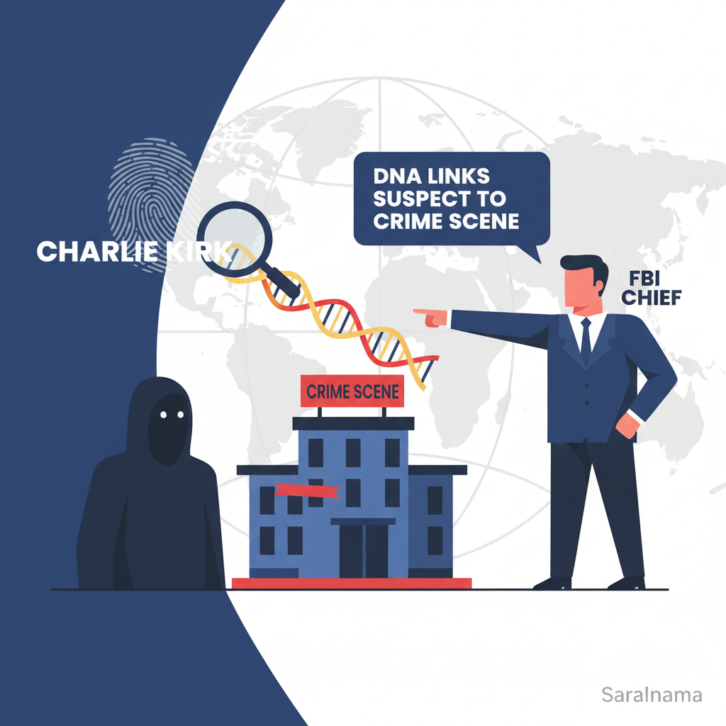 Charlie Kirk suspect linked to crime scene by DNA, says FBI chief