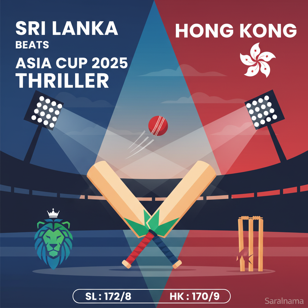 Sri Lanka Beats Hong Kong in Asia Cup 2025 Thriller