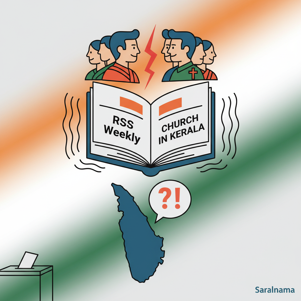 RSS Weekly's Article on Church Sparks Controversy in Kerala