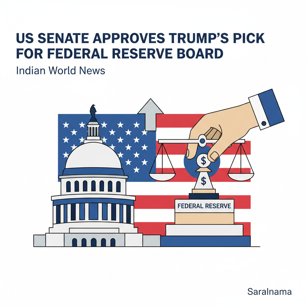 US Senate Approves Trump's Pick for Federal Reserve Board