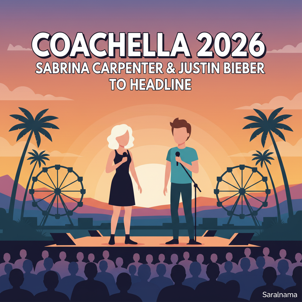 Coachella 2026: Sabrina Carpenter and Justin Bieber to Headline