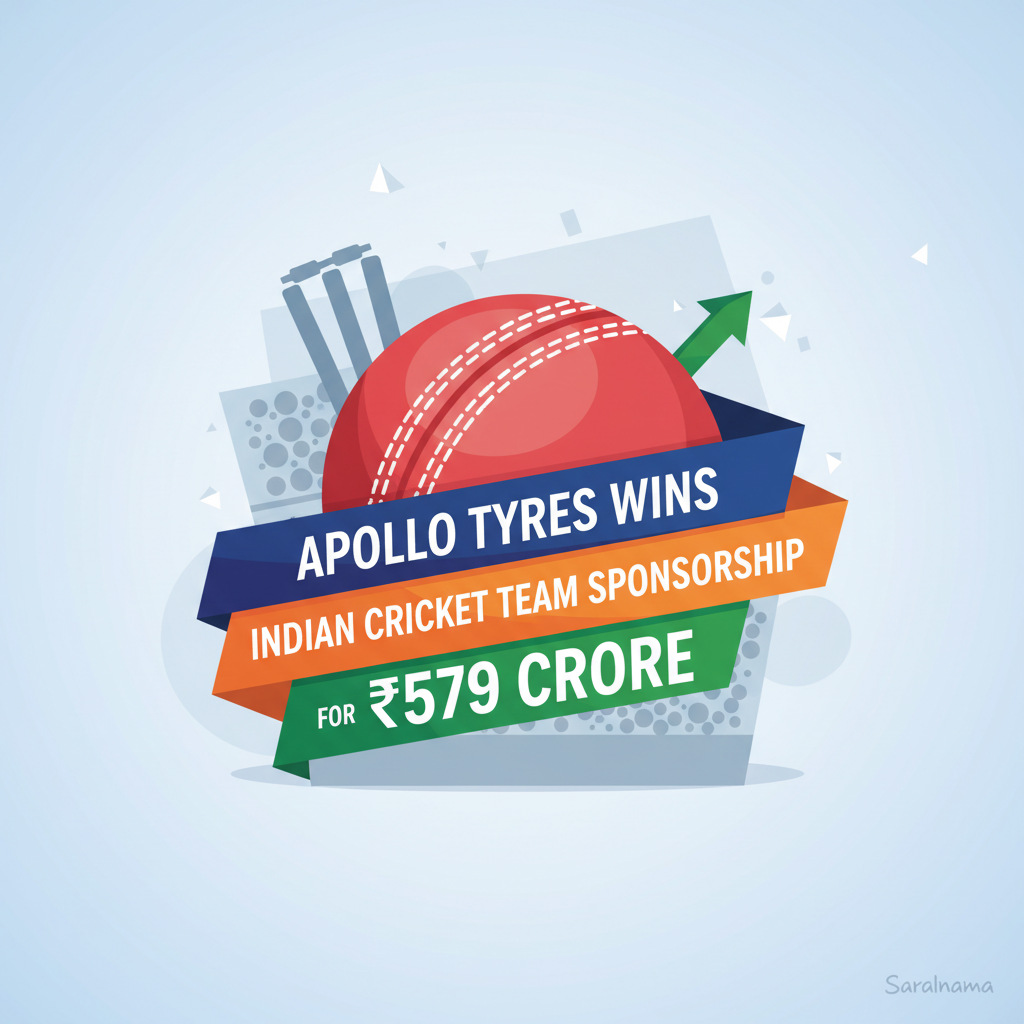Apollo Tyres Wins Indian Cricket Team Sponsorship for ₹579 Crore