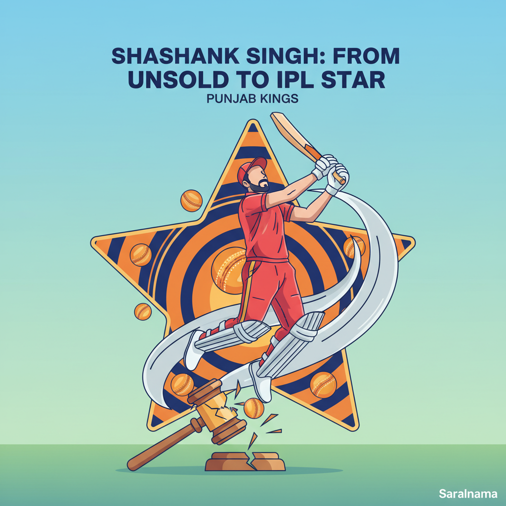 Shashank Singh: From Unsold to IPL Star for Punjab Kings