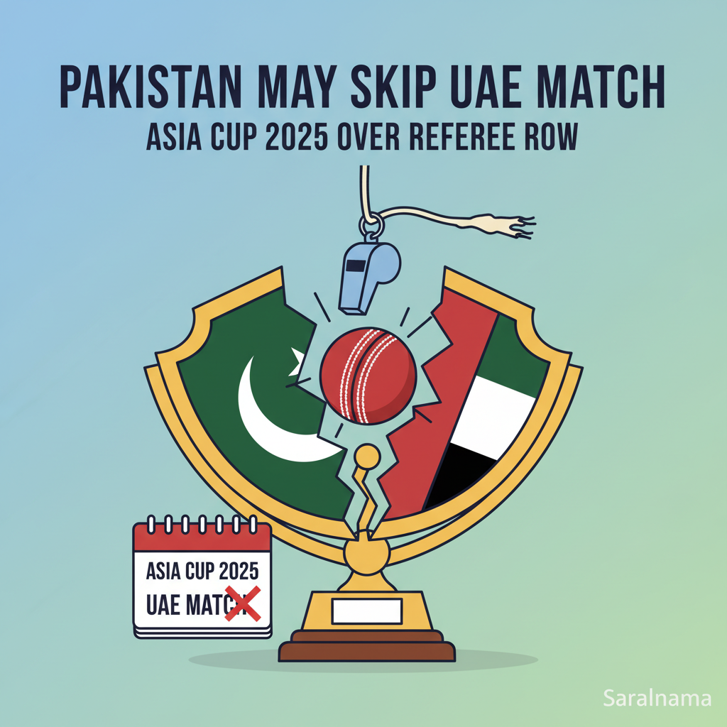 Pakistan May Skip UAE Match in Asia Cup 2025 Over Referee Row