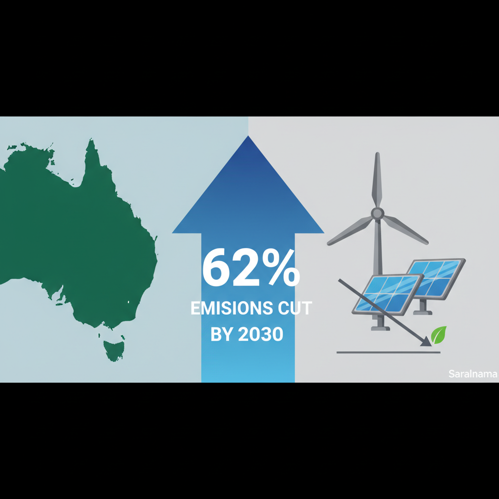 Australia Aims to Cut Carbon Emissions by 62% by 2030