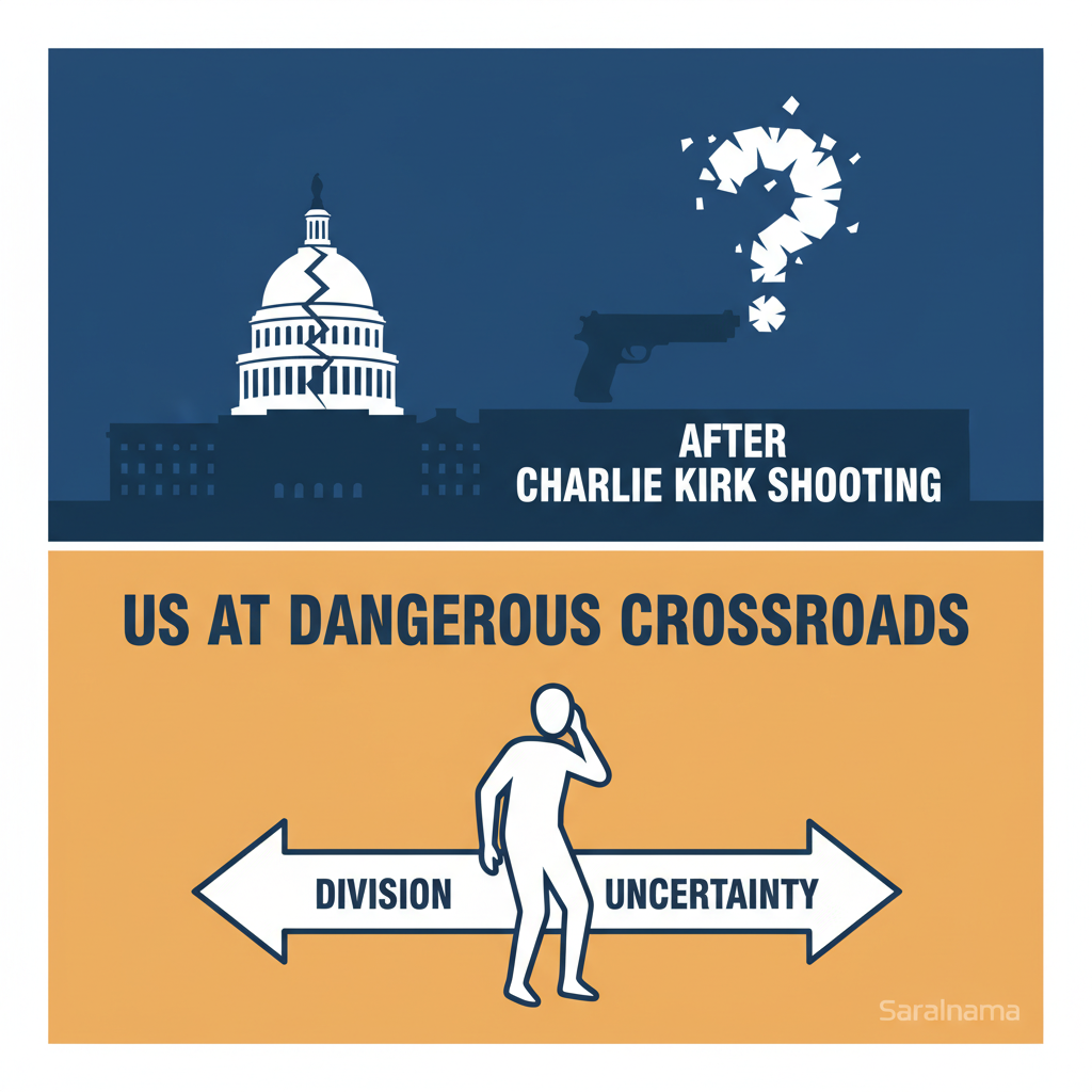 The US is at a dangerous crossroads after Charlie Kirk shooting