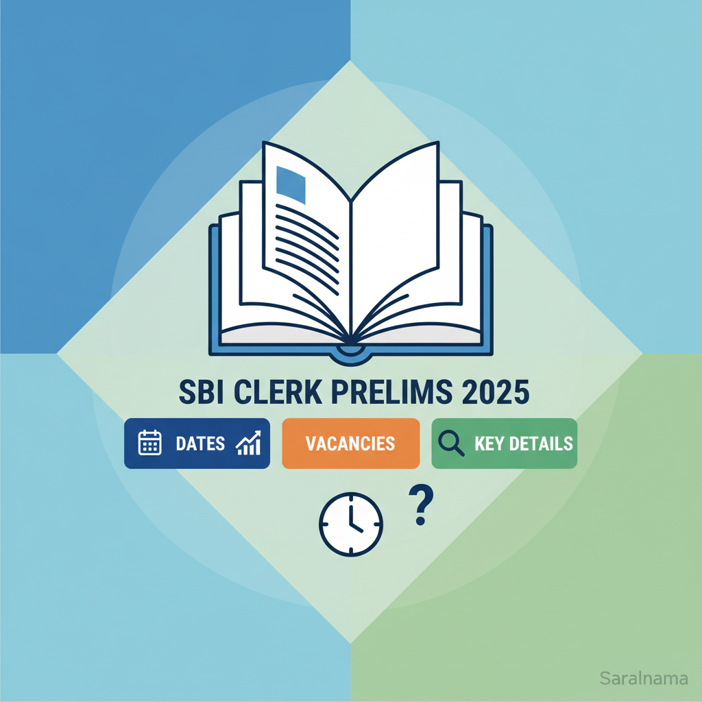 SBI Clerk Prelims Exam 2025: Dates, Vacancies, and Key Details