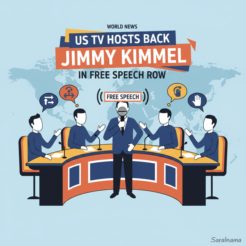 US TV Hosts Back Jimmy Kimmel in Free Speech Row
