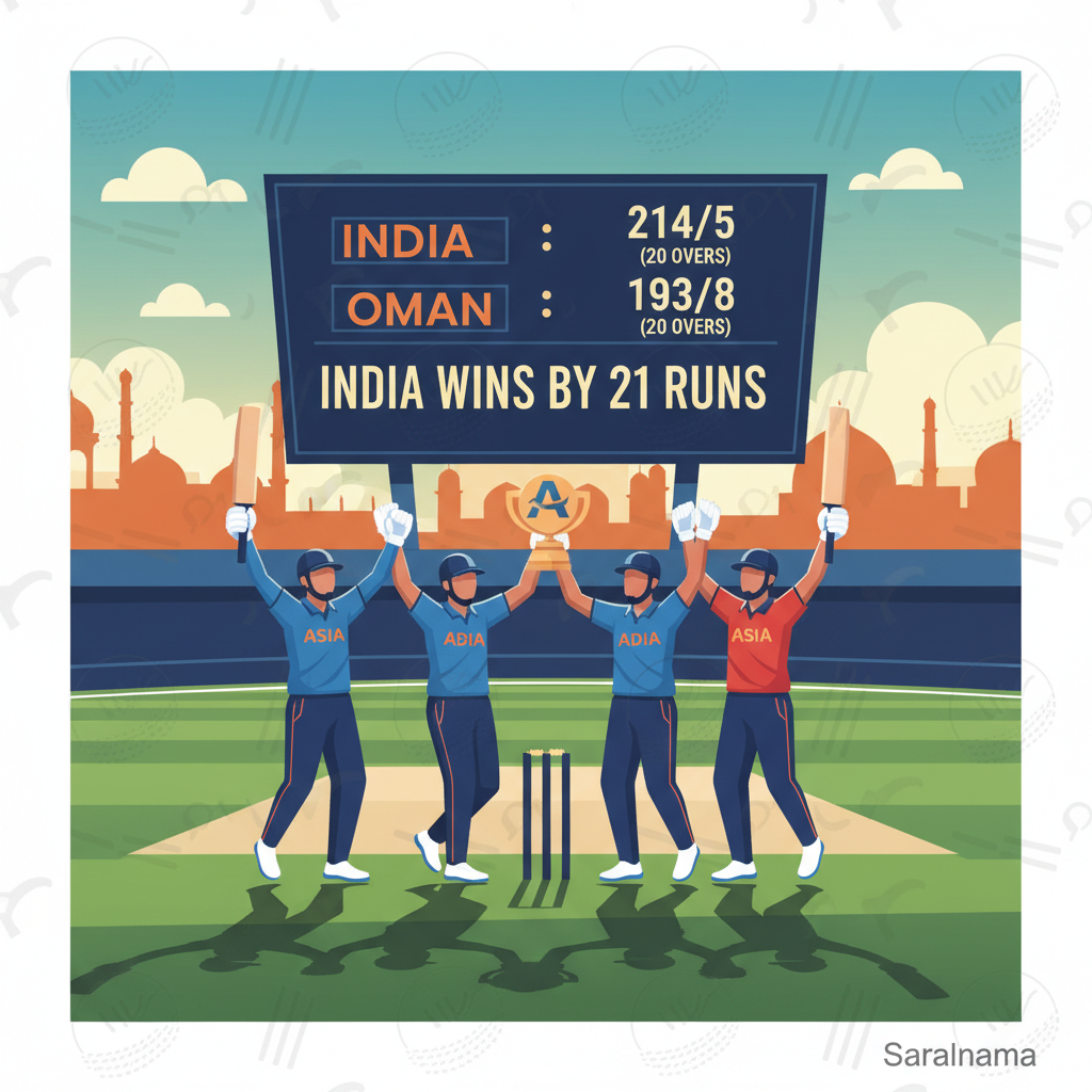 India Beats Oman by 21 Runs in Asia Cup 2025 Match