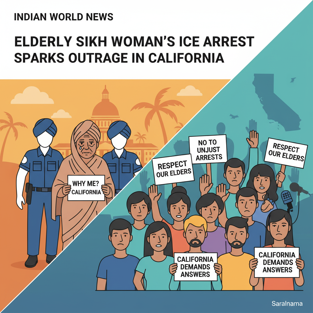 Elderly Sikh Woman's ICE Arrest Sparks Outrage in California